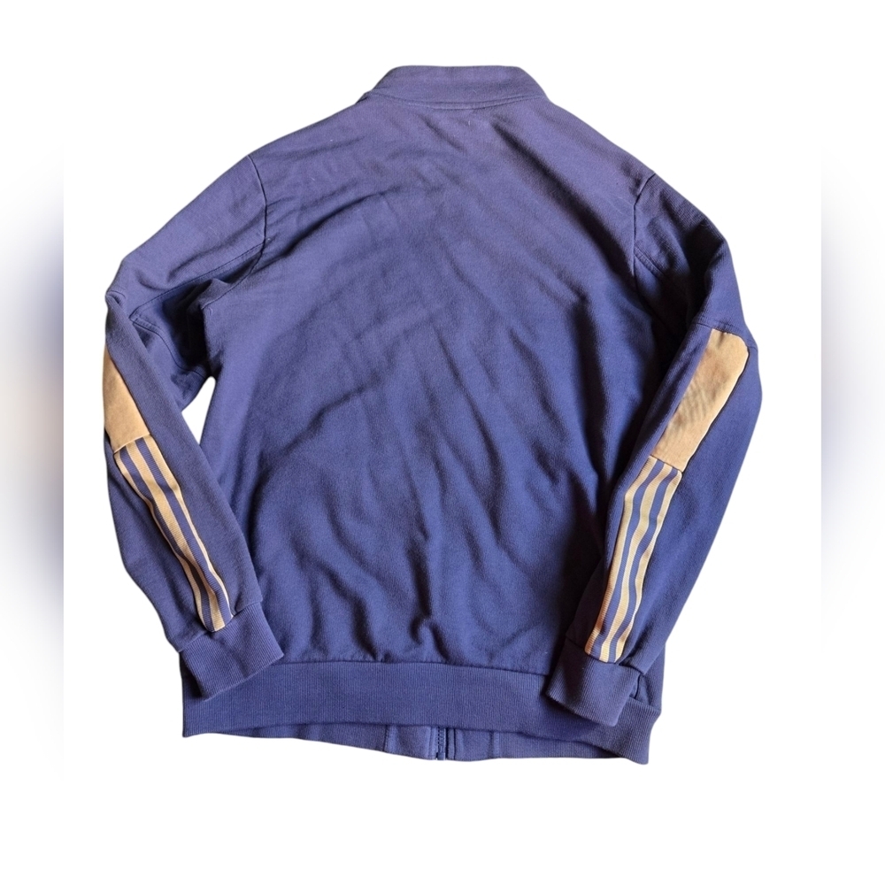 Adidas Blue and Gold Track Jacket Size L NWOT - Picture 3 of 4